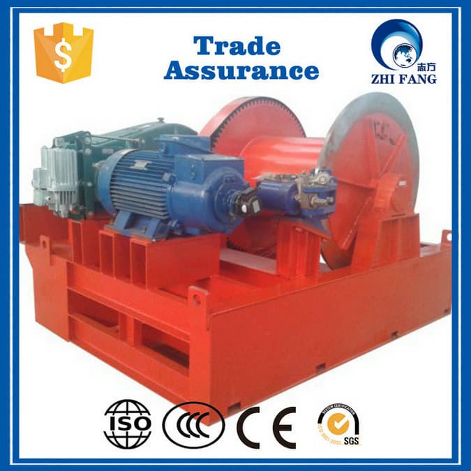 electric Engine Power Capstan winch For Cable Stringing